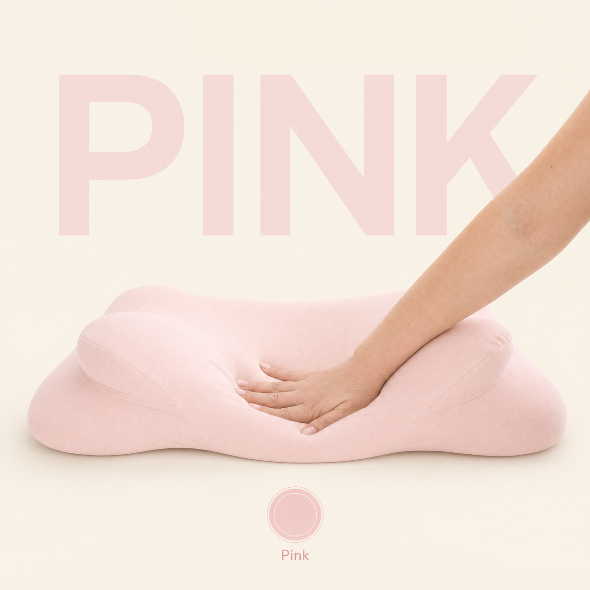 Orbit pillow in Pink
