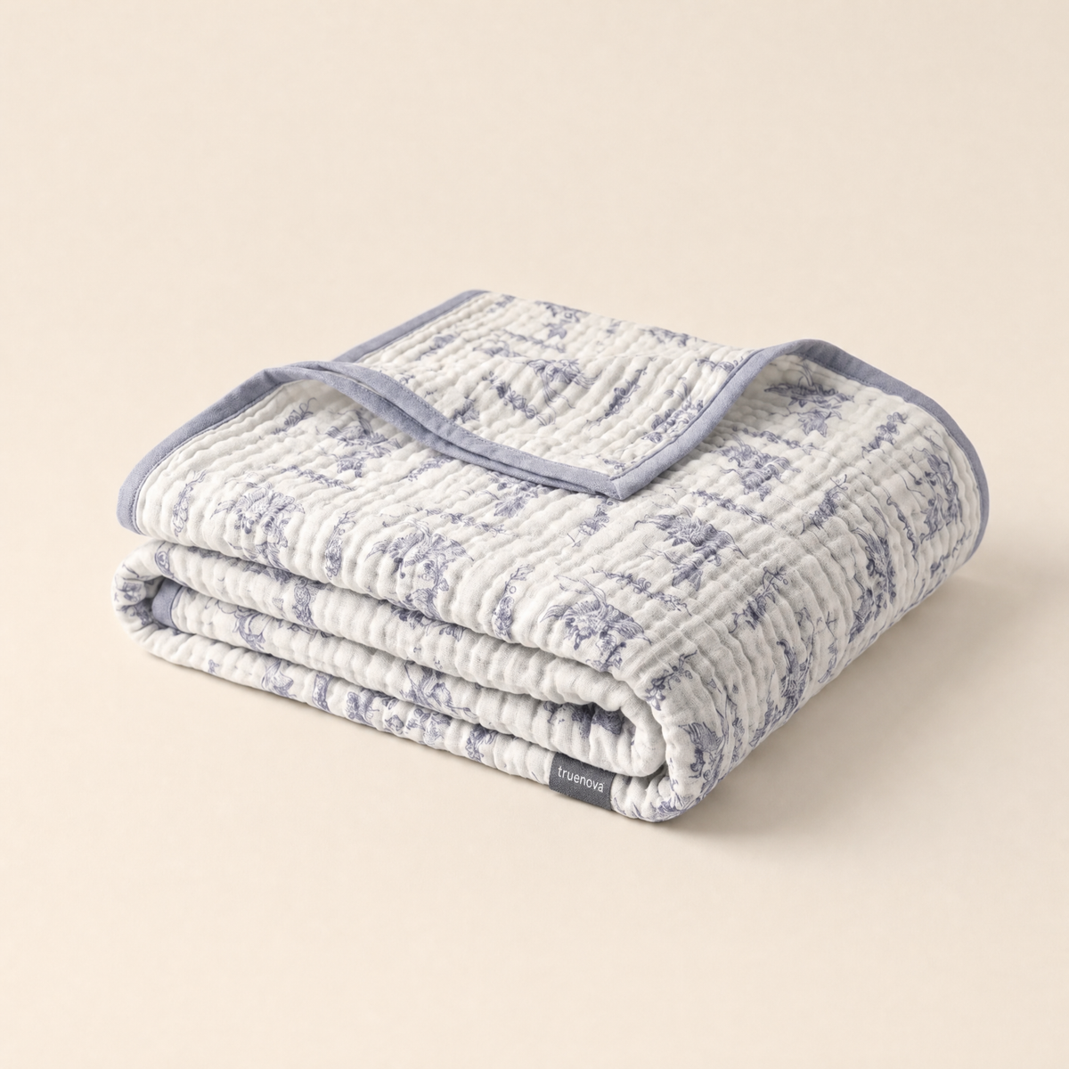 Couverture en mousseline Breeze imprimé de Colombe