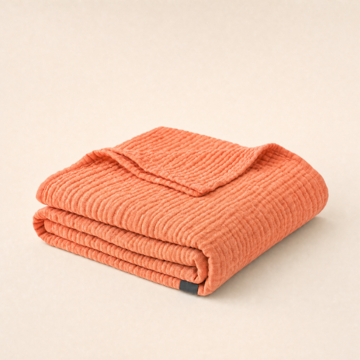 Couverture en mousseline Breeze, pêche en édition limitée