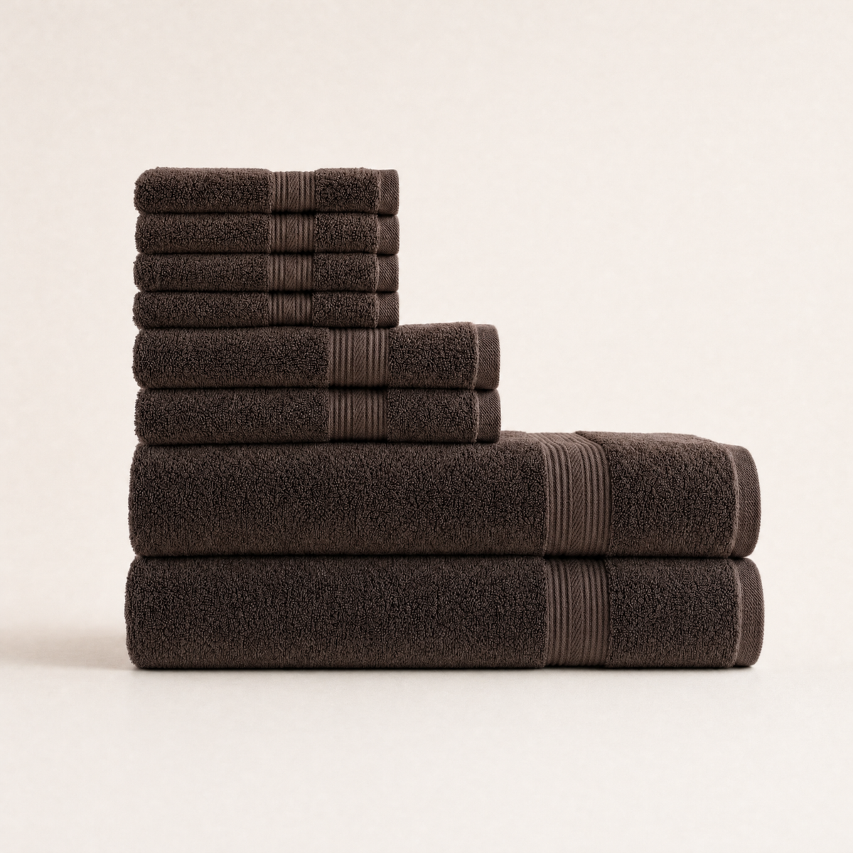 Solace towel set in Espresso Brown