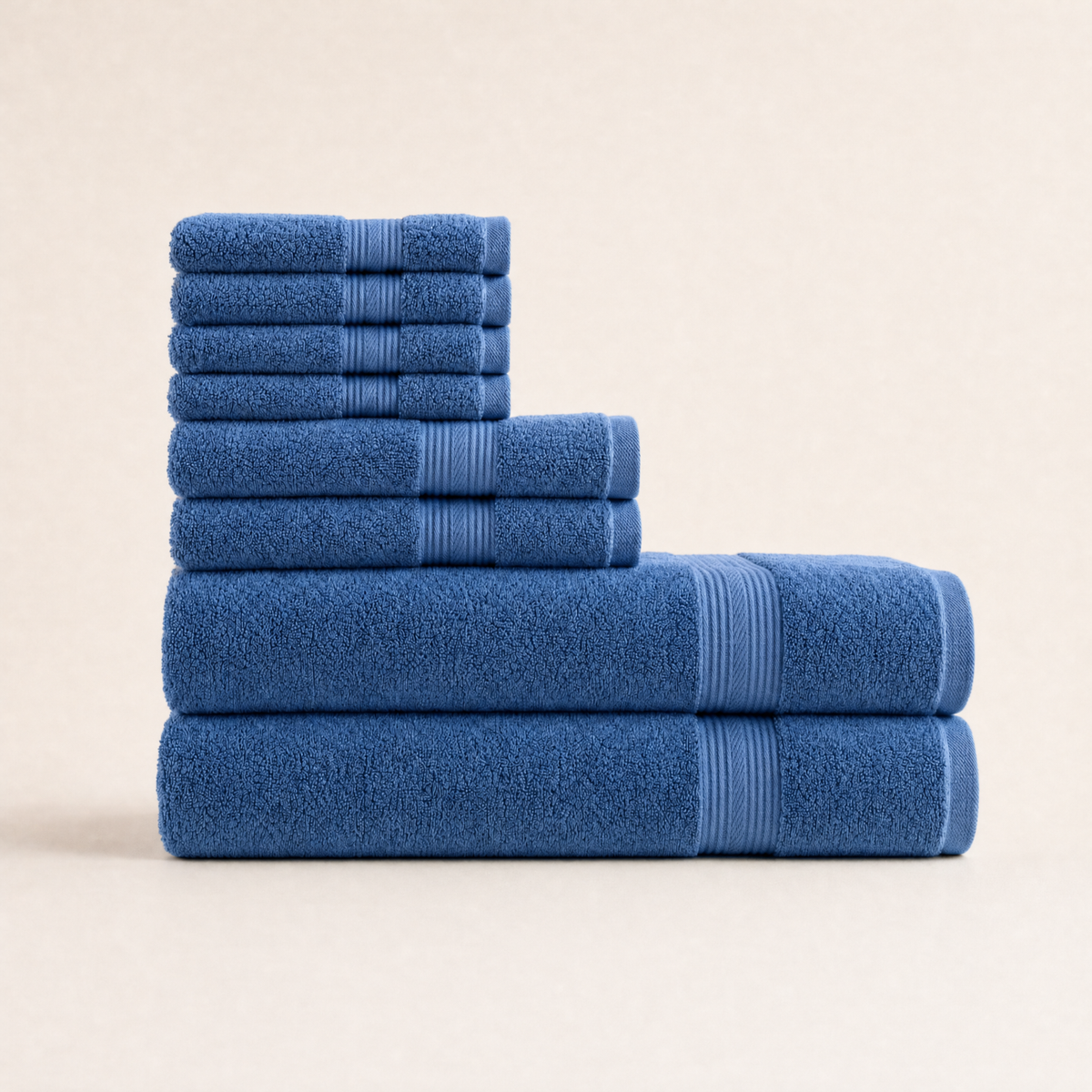 Solace towel set in Lapiz Blue