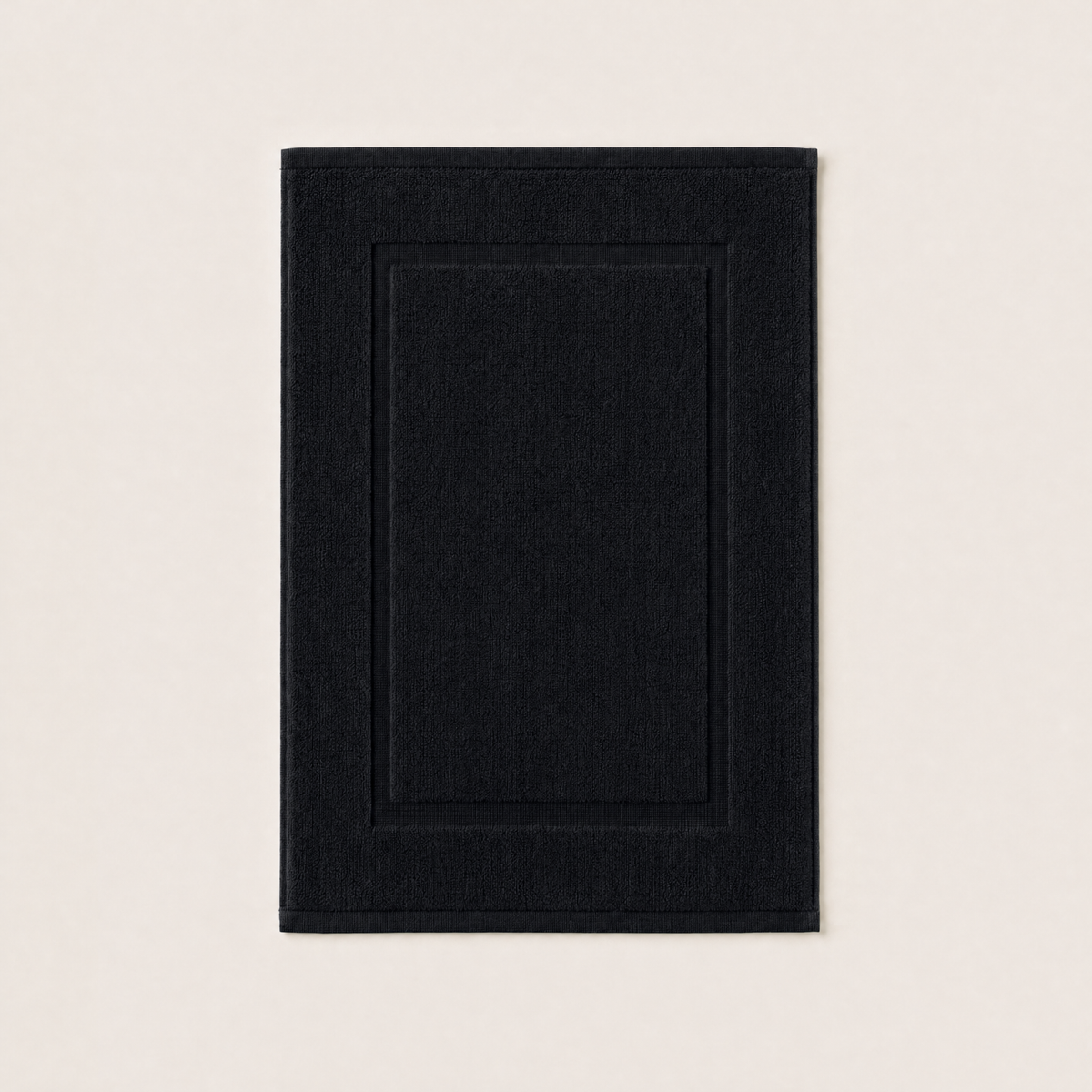 Solace bath mat in Midnight Black
