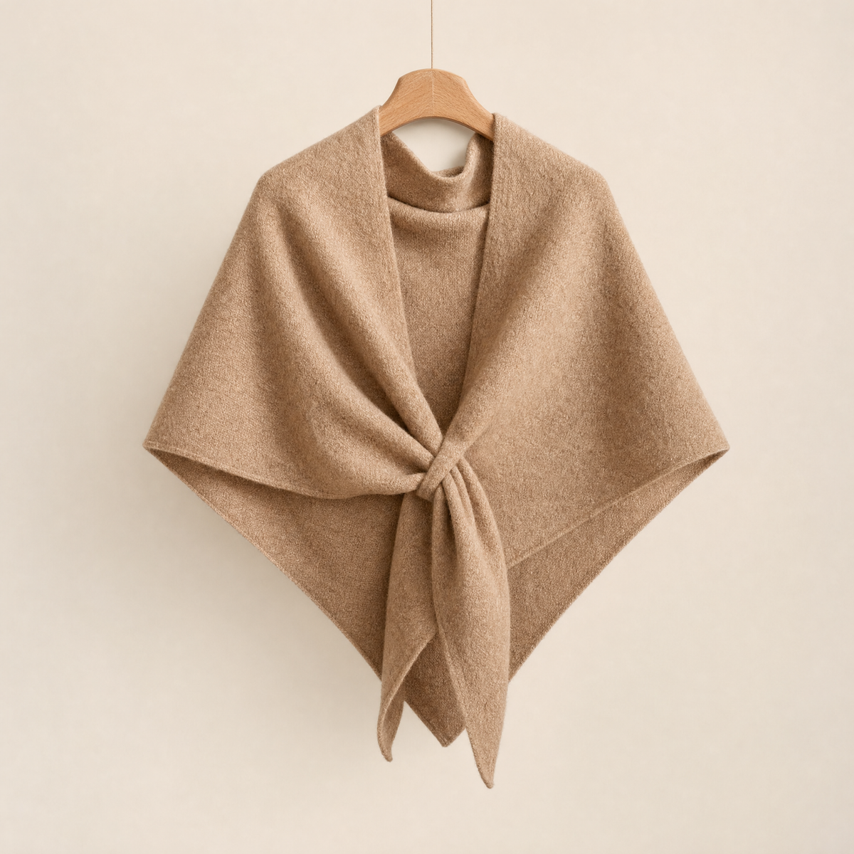 Muse everyday fleece shawl in Caramel