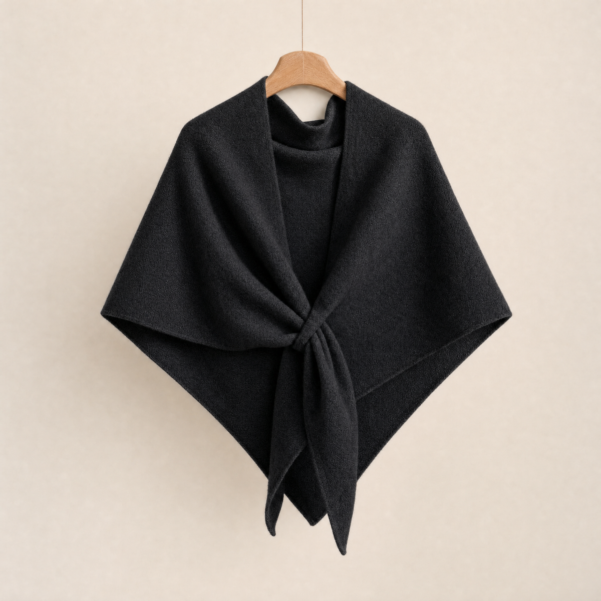 Muse everyday fleece shawl in Black