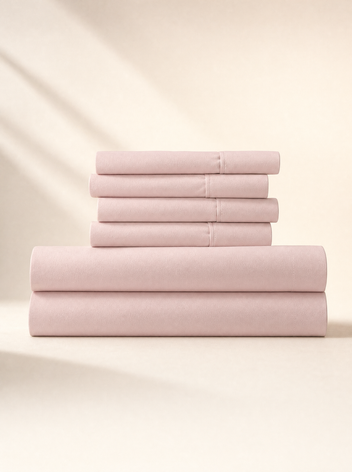 Rest 6-Piece Deep Pocket Sheet Set folded