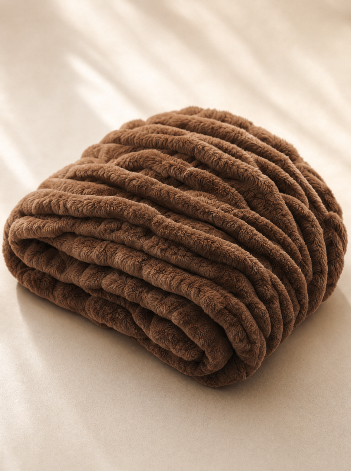 Billow Ruched Cloud Blanket folded
