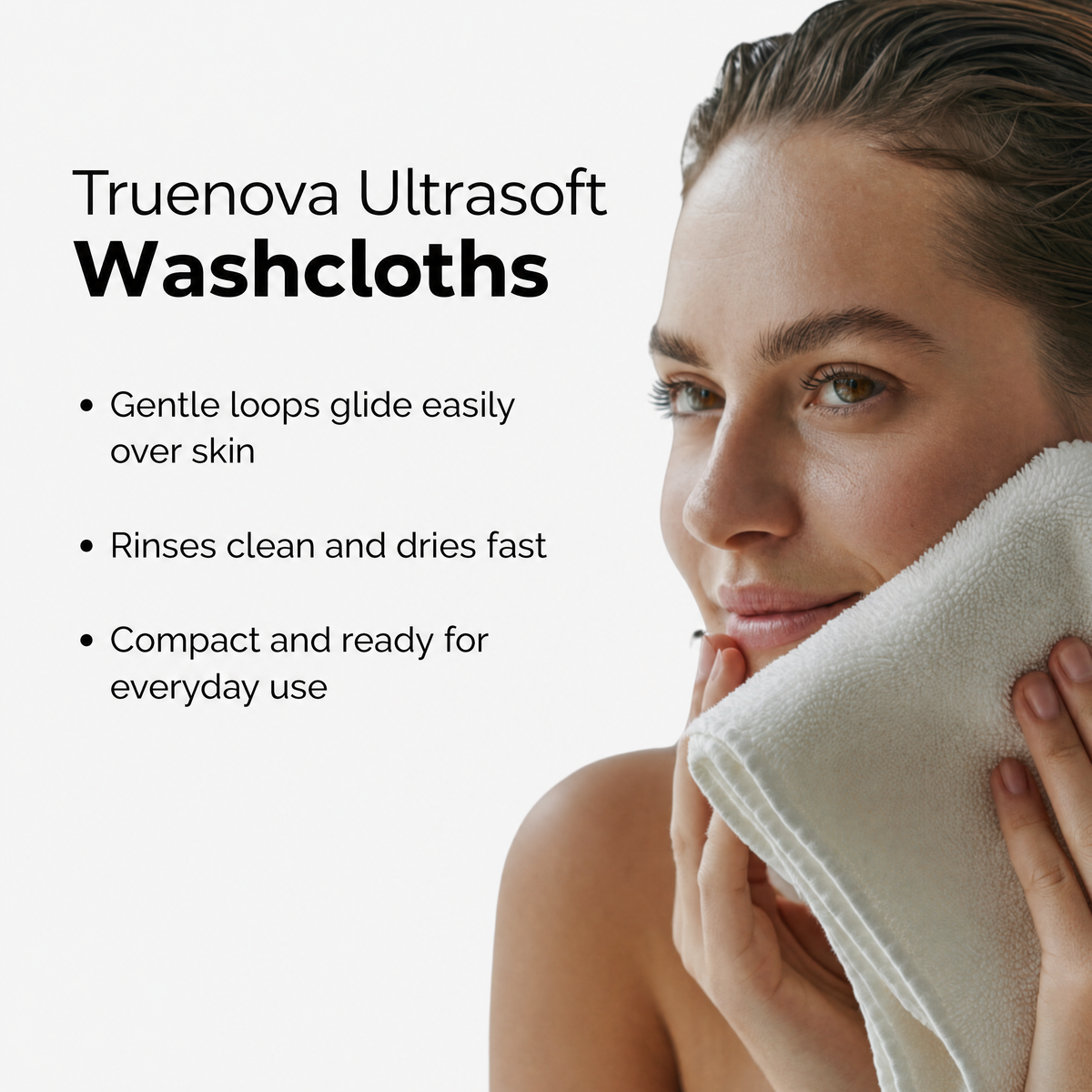 Truenova Ultrasoft washcloths