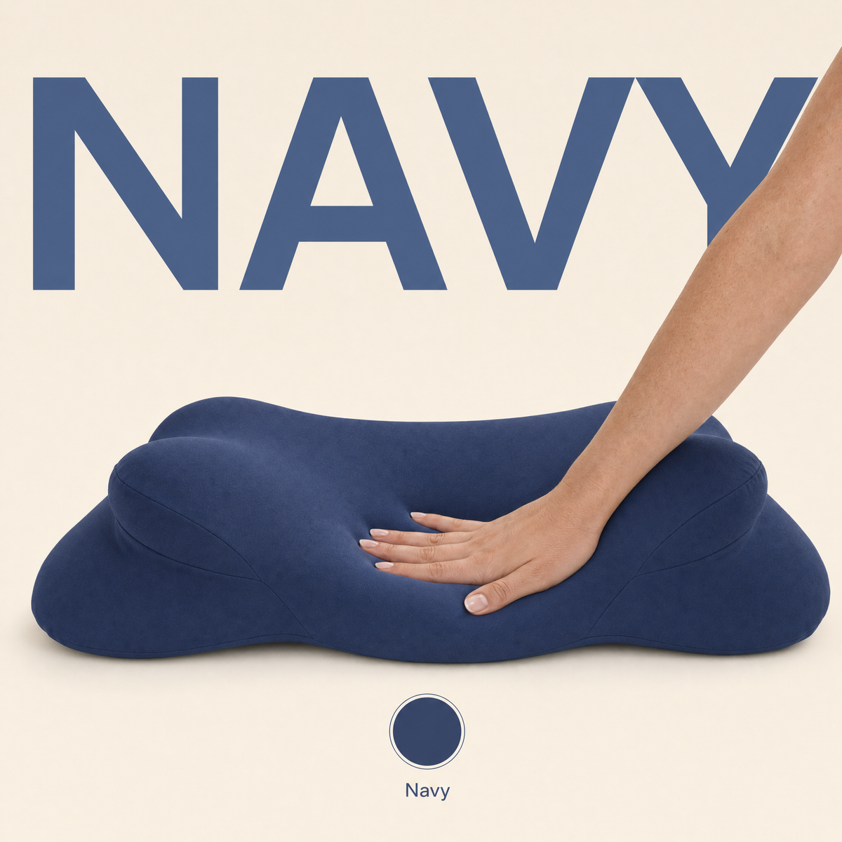 Orbit pillow in Navy