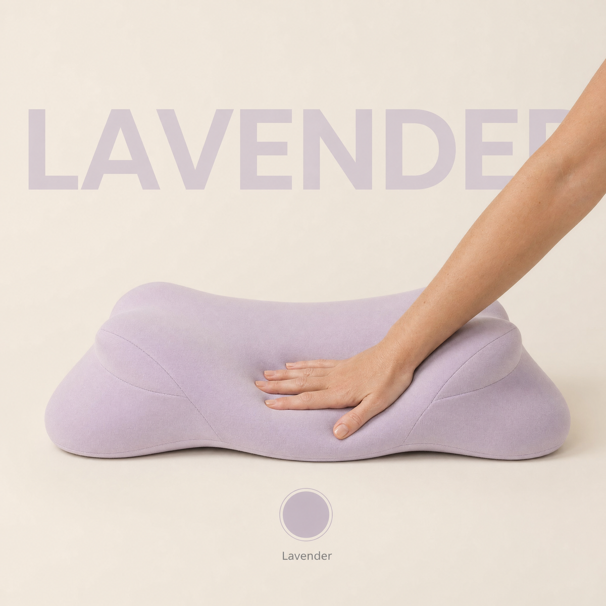 Orbit pillow in Lavender