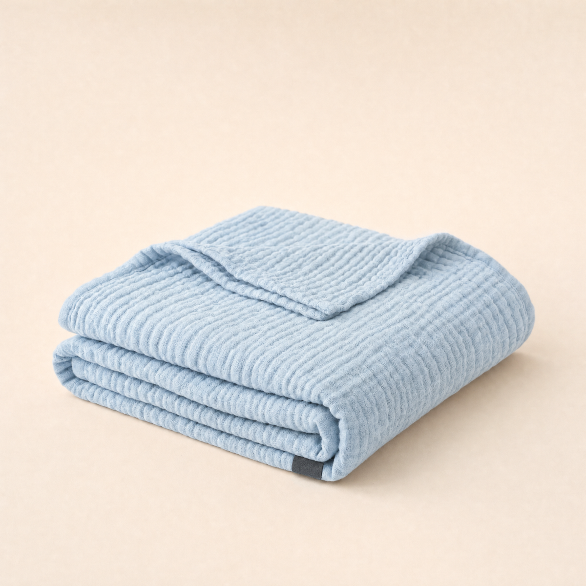Couverture en mousseline Breeze, édition limitée bleu ciel