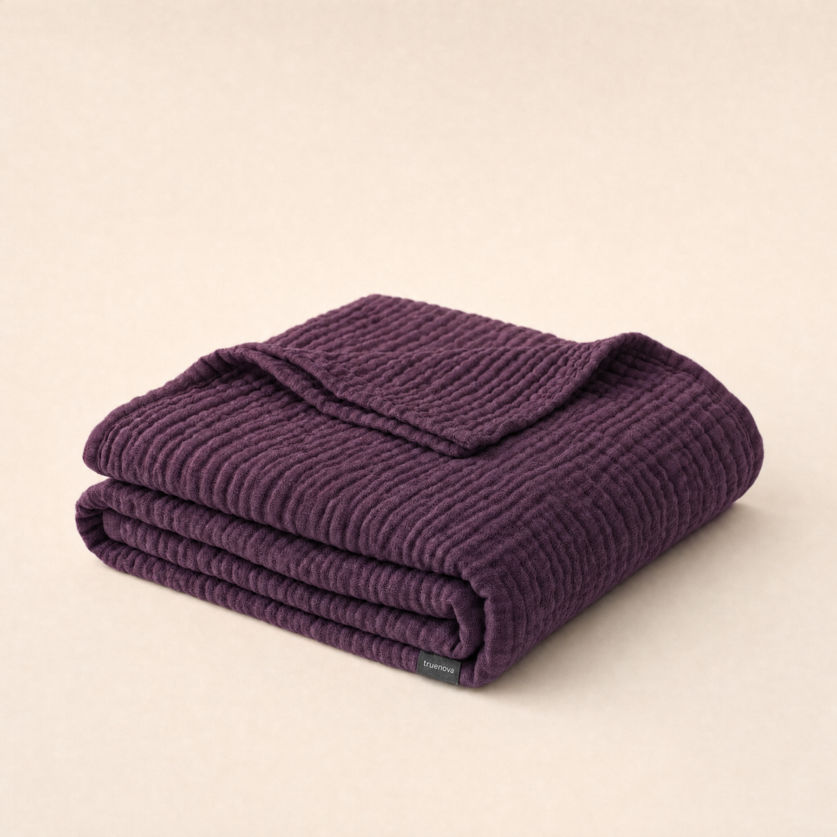 Couverture en mousseline Breeze violette