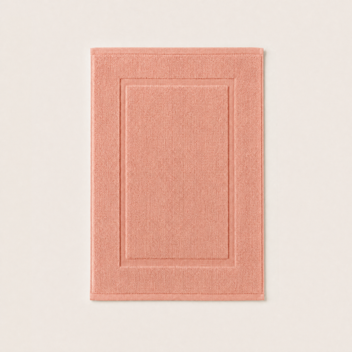 Solace bath mat in Coral Pink