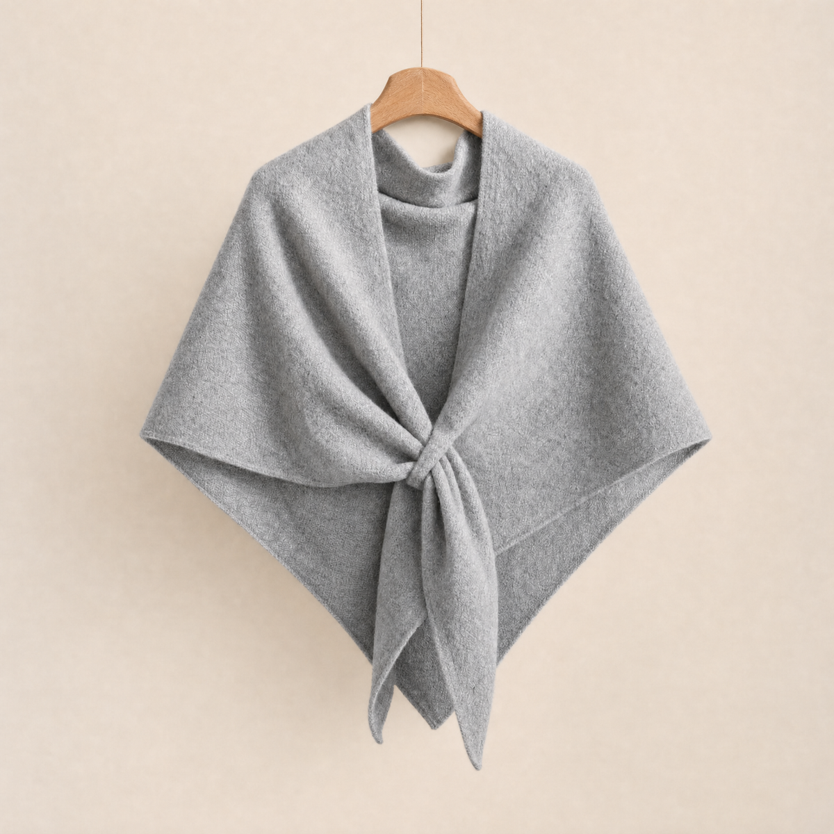 Muse everyday fleece shawl in Light Grey