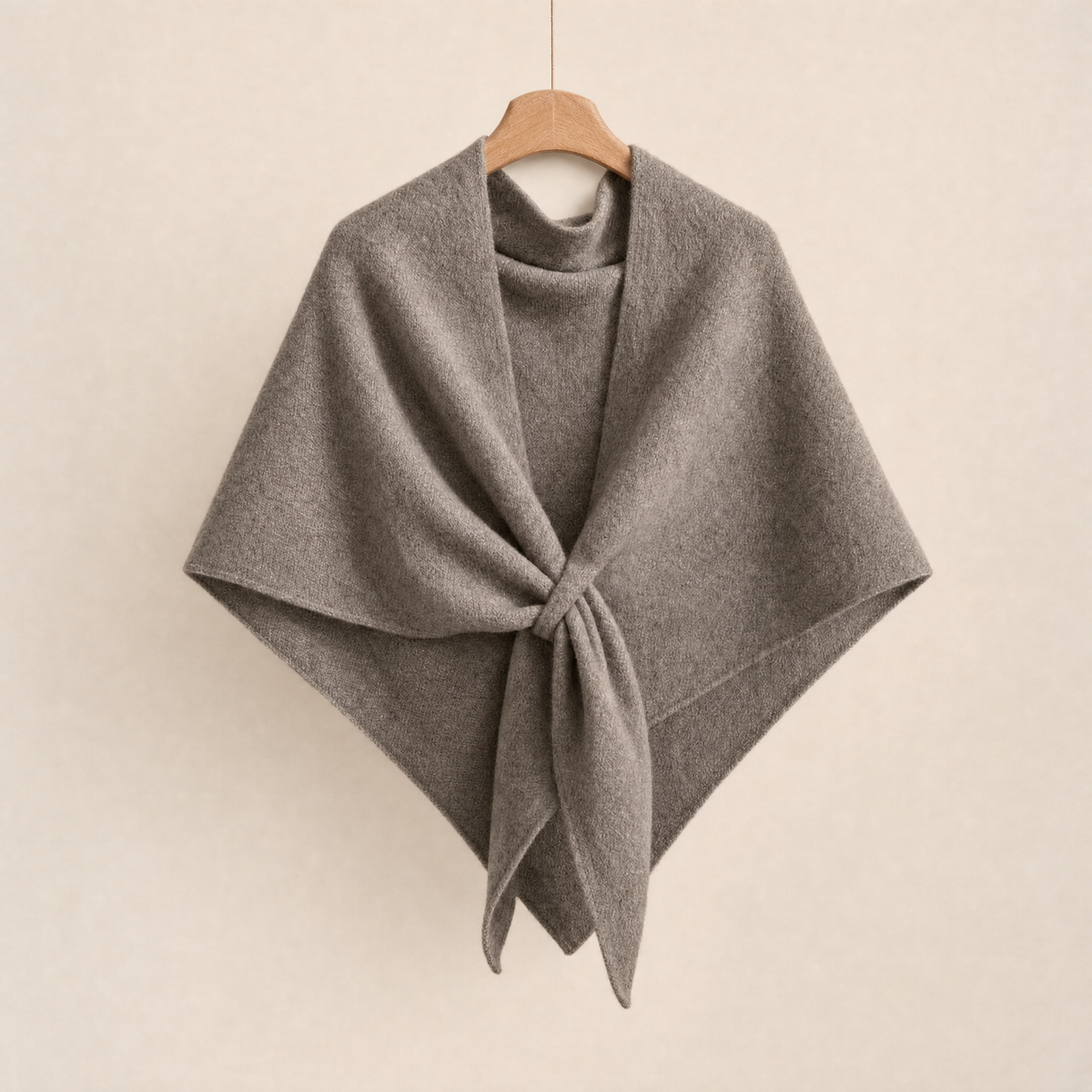 Muse everyday fleece shawl in Khaki