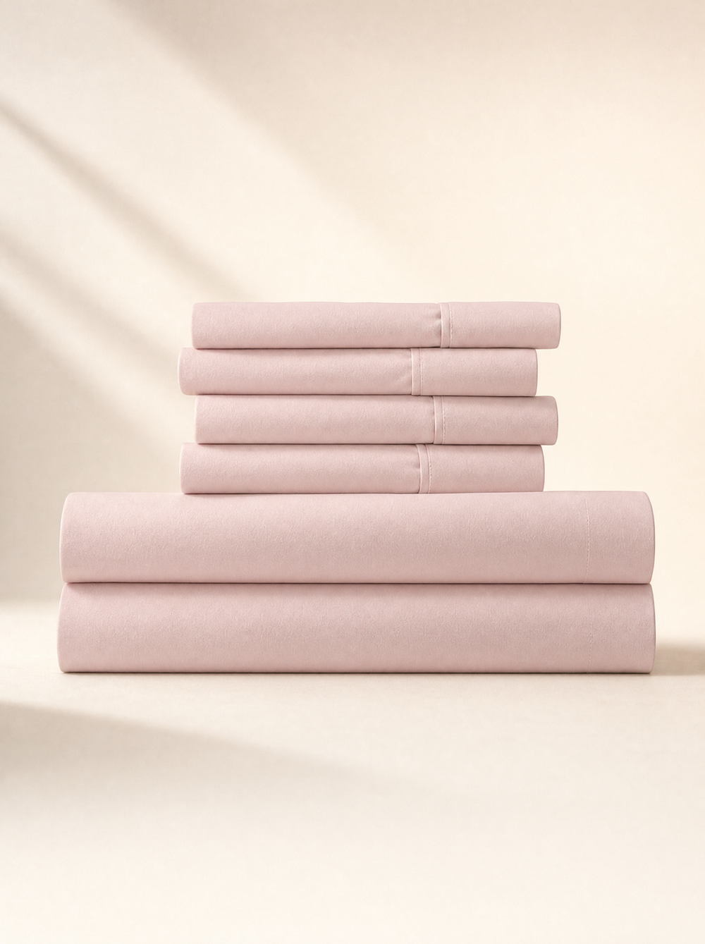 Rest 6-Piece Deep Pocket Sheet Set folded