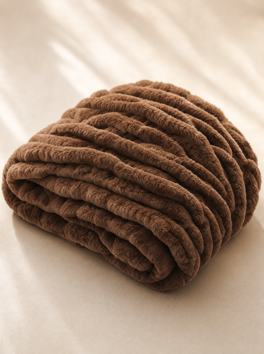 Billow Ruched Cloud Blanket folded