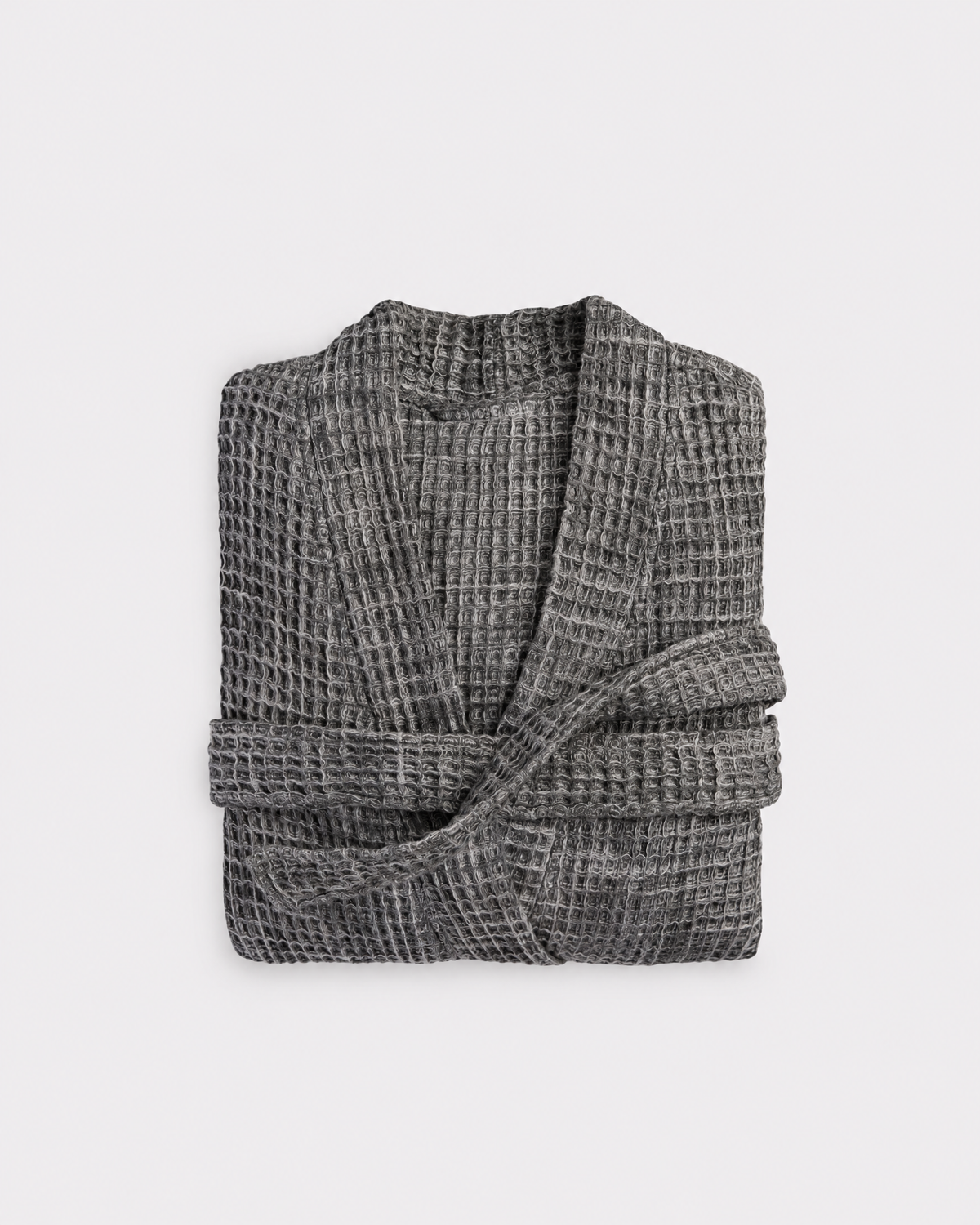 Truenova Waffle Robe in Grey